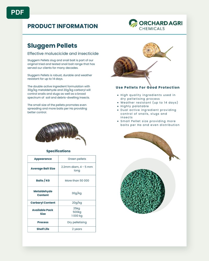 Sluggem Pellets product sheet preview