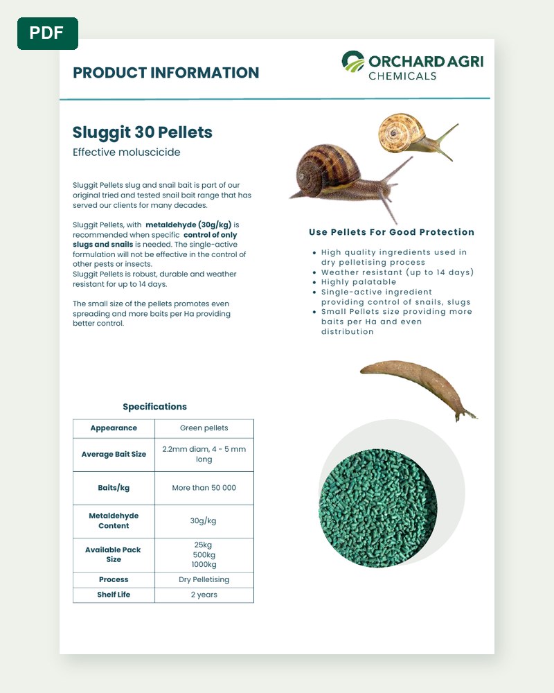 Sluggit 30 Pellets product sheet preview
